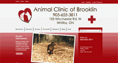 Desktop Screenshot of animalclinicbrooklin.com